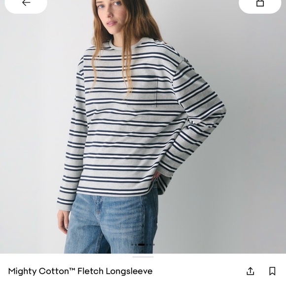 Aritzia TNA Mighty Cotton Fletch Longsleeve - Picture 5 of 5